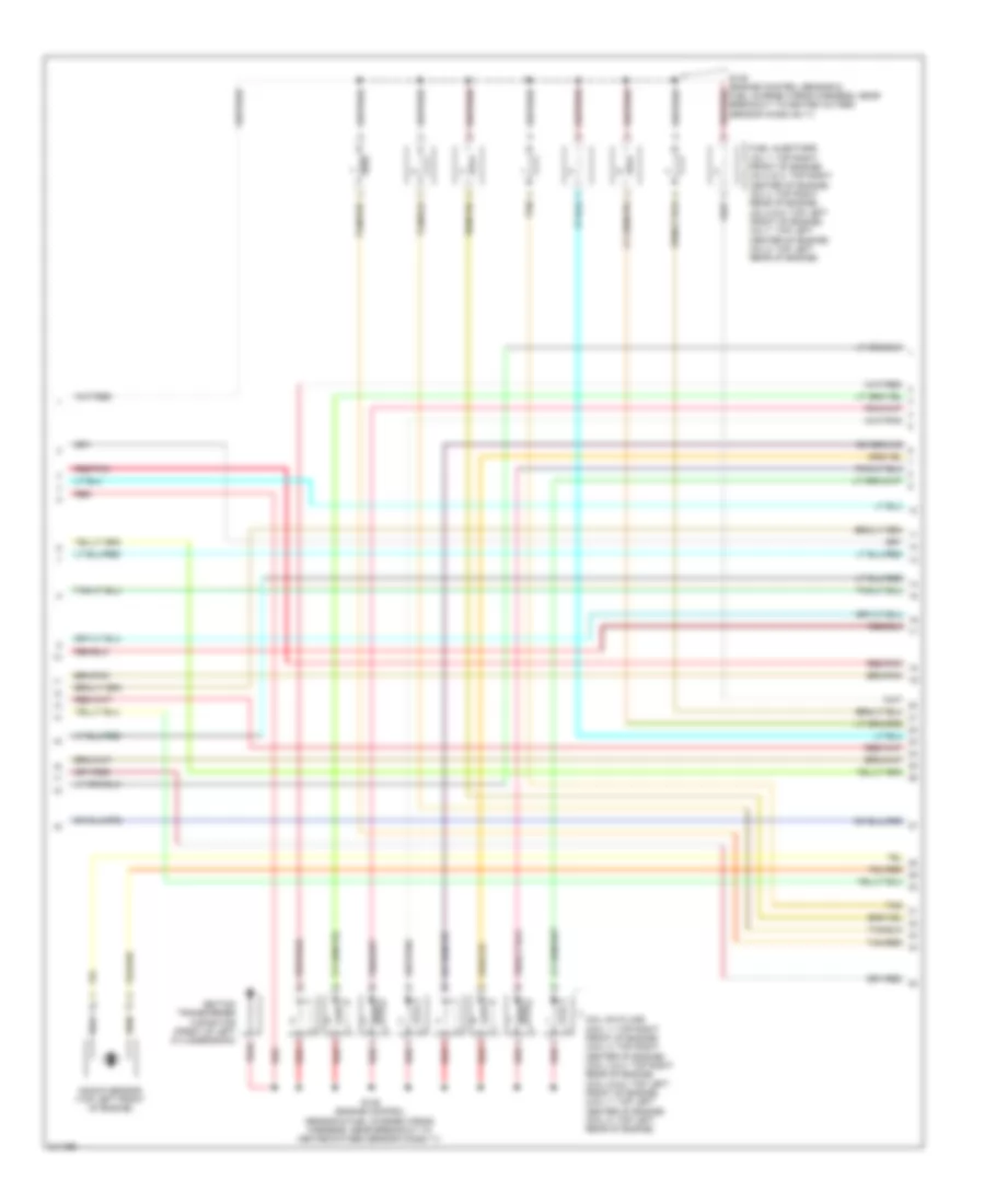 4.6L комбинированное топливо, Электросхема системы управления двигателем (5 из 6) для Ford Crown Victoria Police Interceptor 2011