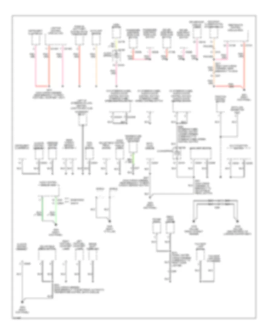 Электросхема подключение массы заземления (2 из 4) для Ford Crown Victoria Police Interceptor 2011