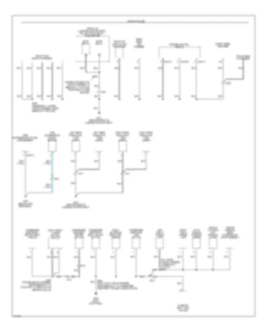 Электросхема подключение массы заземления (4 из 4) для Ford Crown Victoria Police Interceptor 2011