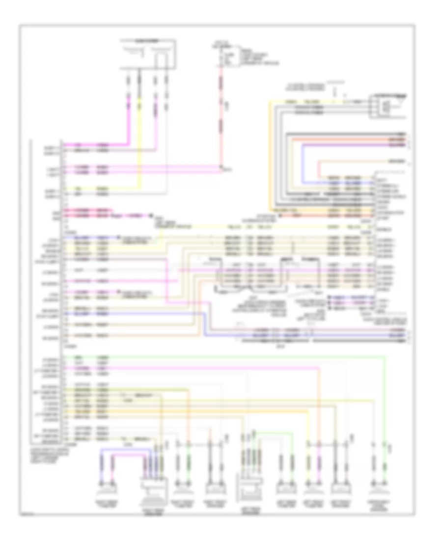 SONY Radio Wiring Diagram, кроме электрического (1 из 2) для Ford Focus S 2012