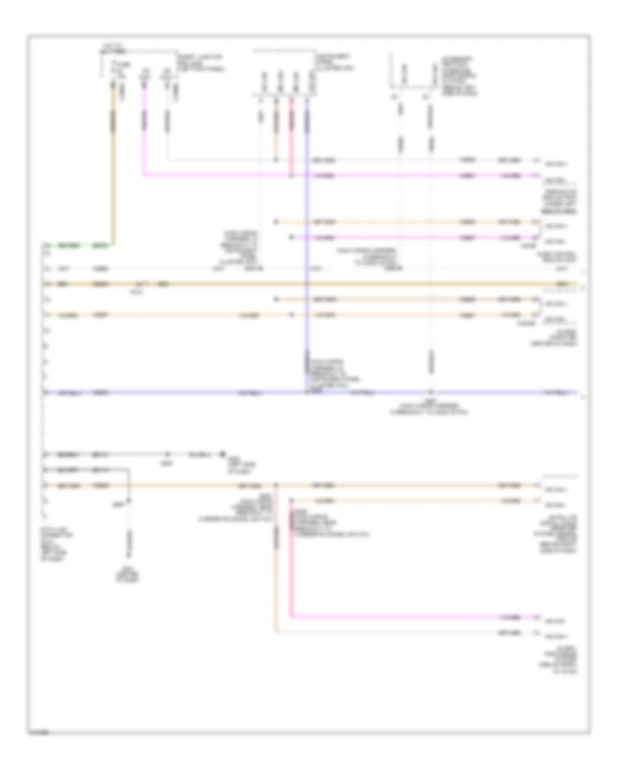 Электросхема линии передачи данных CAN, без Разобранное Шасси без Навигация (1 из 2) для Ford Cutaway E350 Super Duty 2011