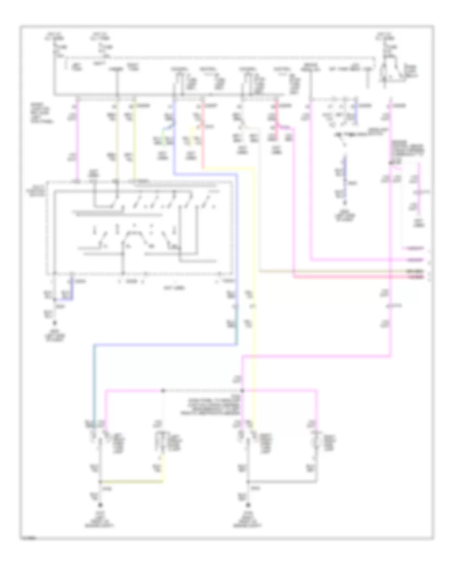 Электросхема внешнего освещения, визитка (1 из 2) для Ford Cutaway E350 Super Duty 2011