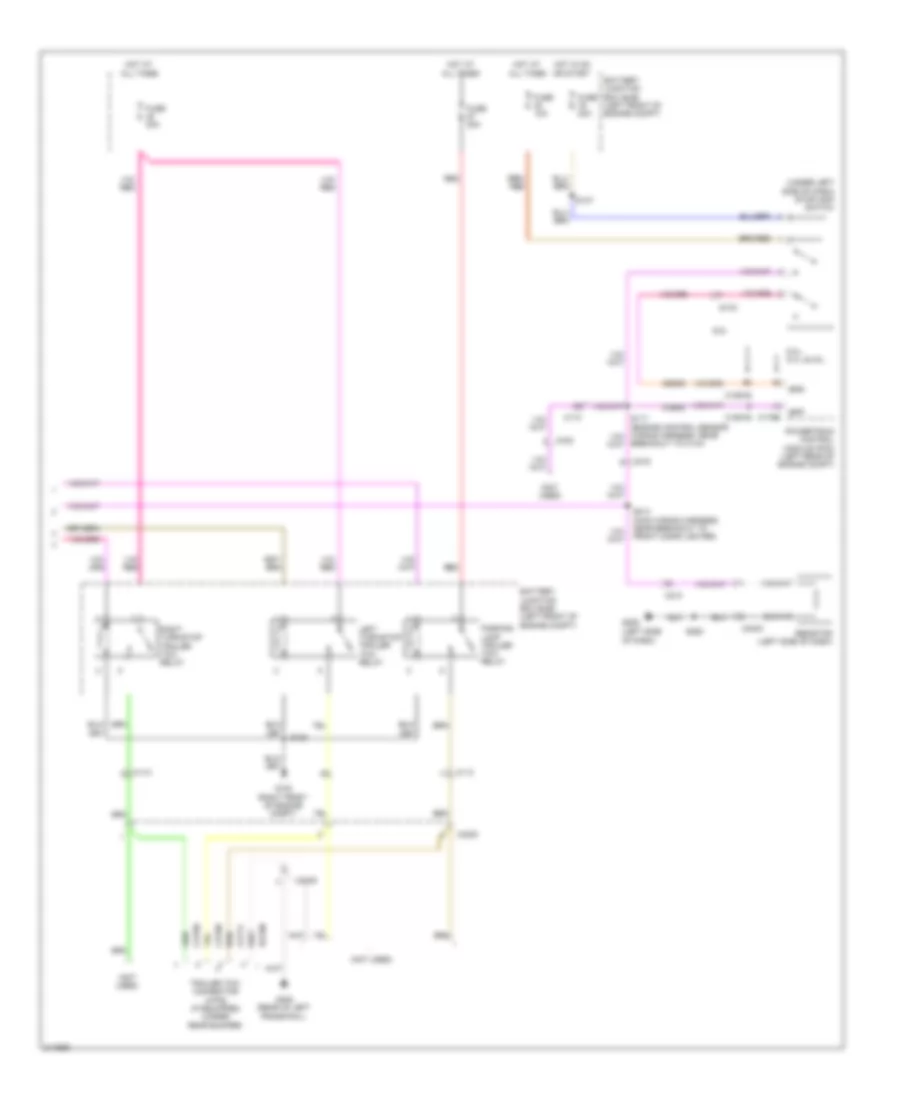 Электросхема внешнего освещения, визитка (2 из 2) для Ford Cutaway E350 Super Duty 2011