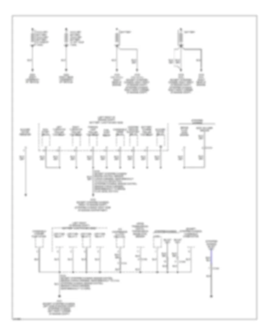 Электросхема подключение массы заземления (1 из 5) для Ford Cutaway E350 Super Duty 2011