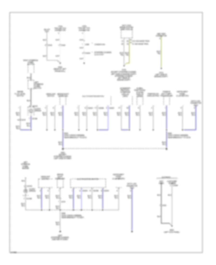 Электросхема подключение массы заземления (2 из 5) для Ford Cutaway E350 Super Duty 2011