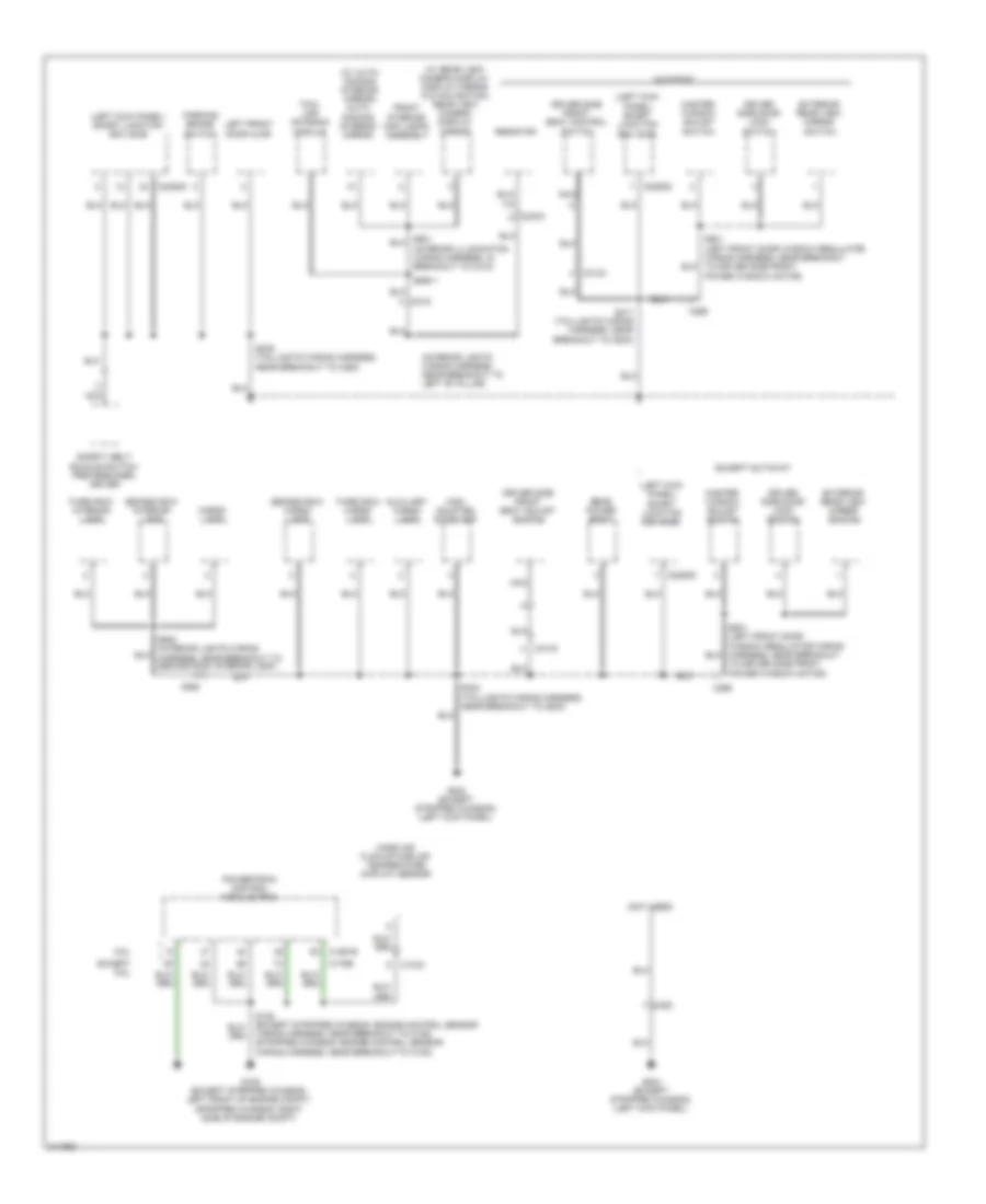 Электросхема подключение массы заземления (3 из 5) для Ford Cutaway E350 Super Duty 2011