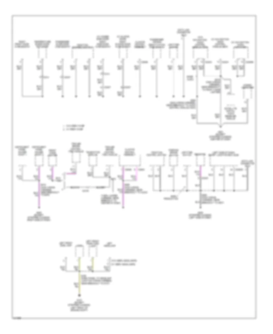 Электросхема подключение массы заземления (5 из 5) для Ford Cutaway E350 Super Duty 2011