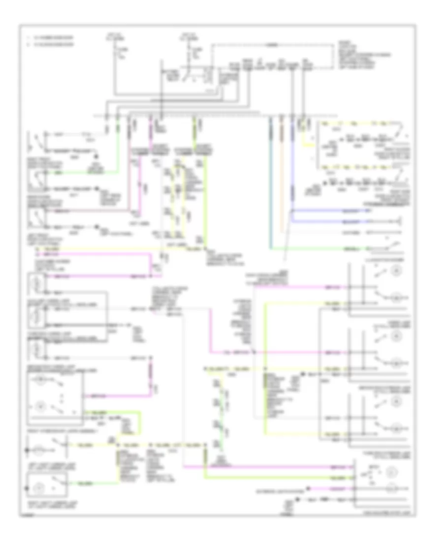 Электросхема подсветки для Ford Cutaway E350 Super Duty 2011