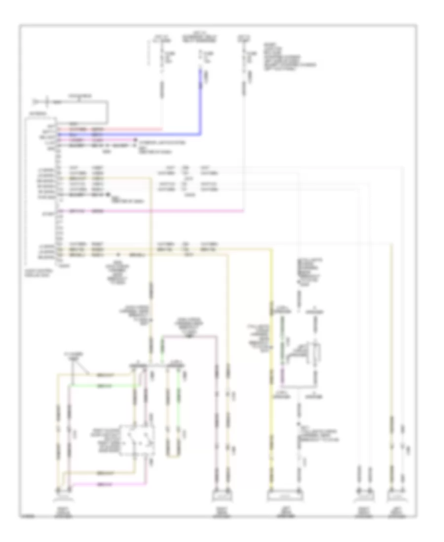 Эдектросхема магнитолы. Базовая комплектация. для Ford Cutaway E350 Super Duty 2011