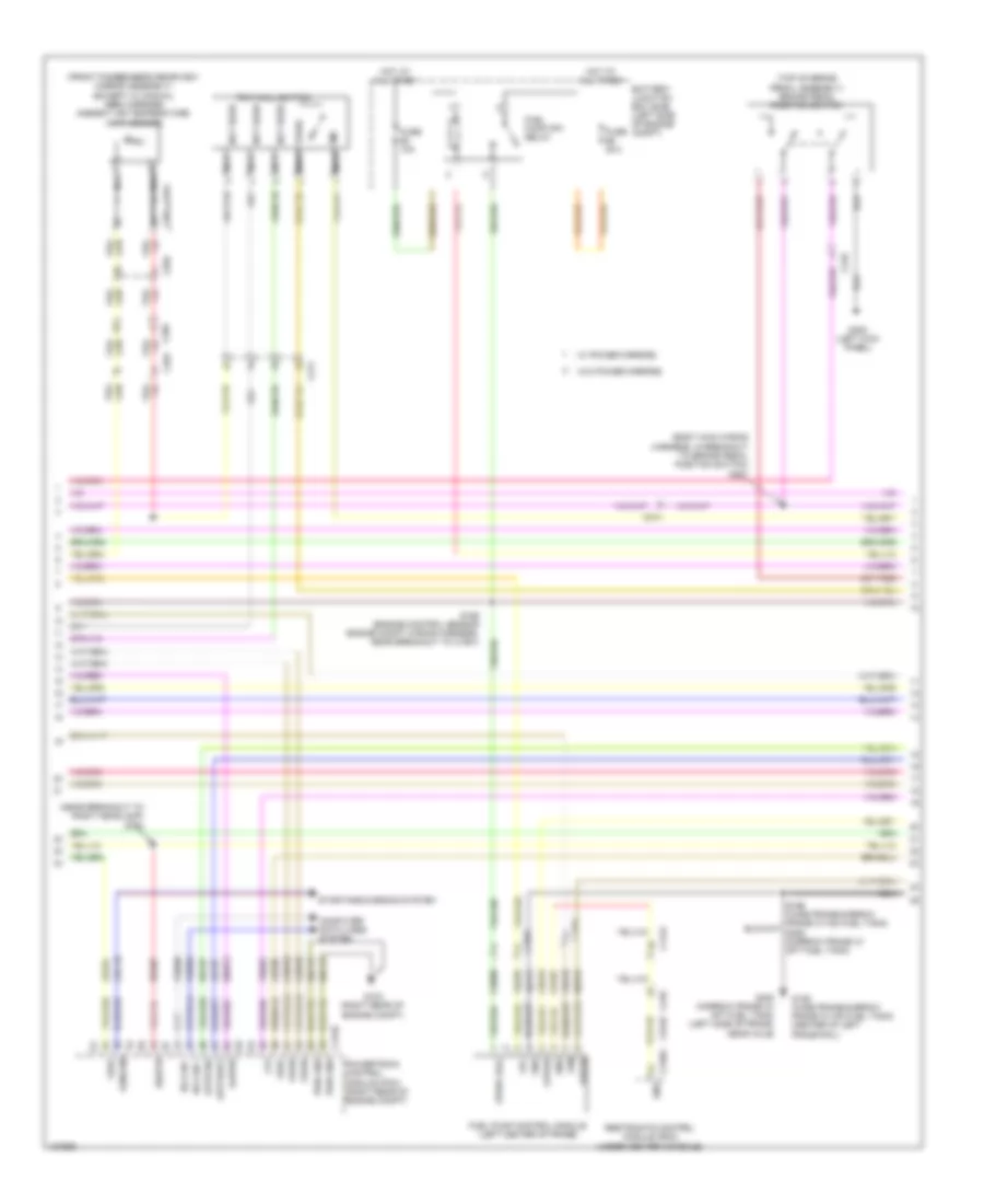 6.8L, Электросхема системы управления двигателем (2 из 6) для Ford F-450 Super Duty Platinum 2014