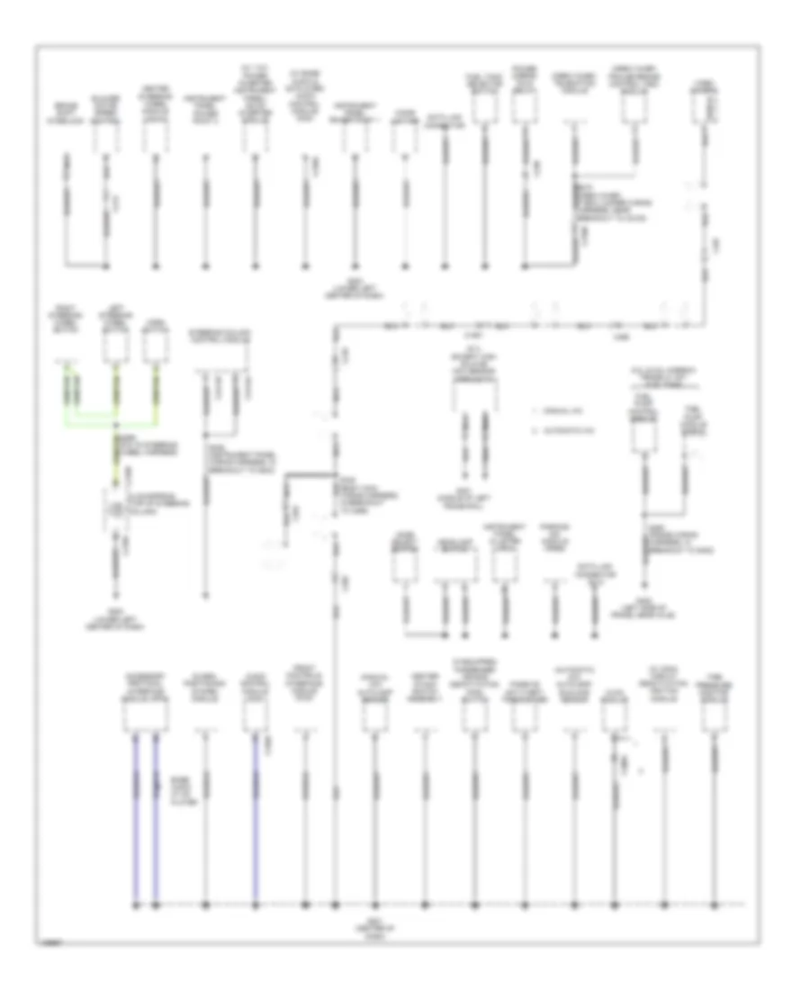 Электросхема подключение массы заземления (2 из 5) для Ford F-450 Super Duty Platinum 2014
