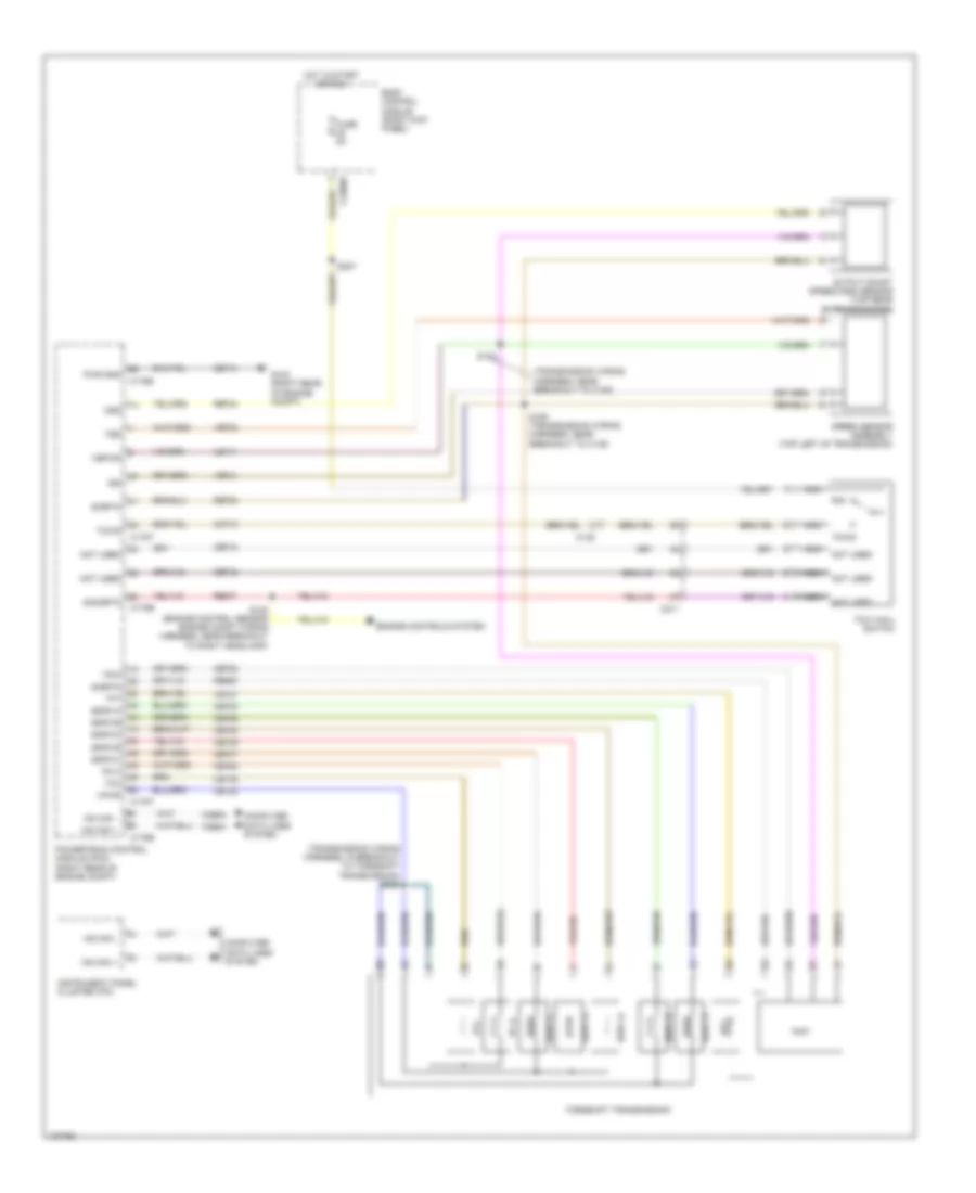 6.8L, Электросхема автоматической коробки передач АКПП для Ford F-450 Super Duty Platinum 2014