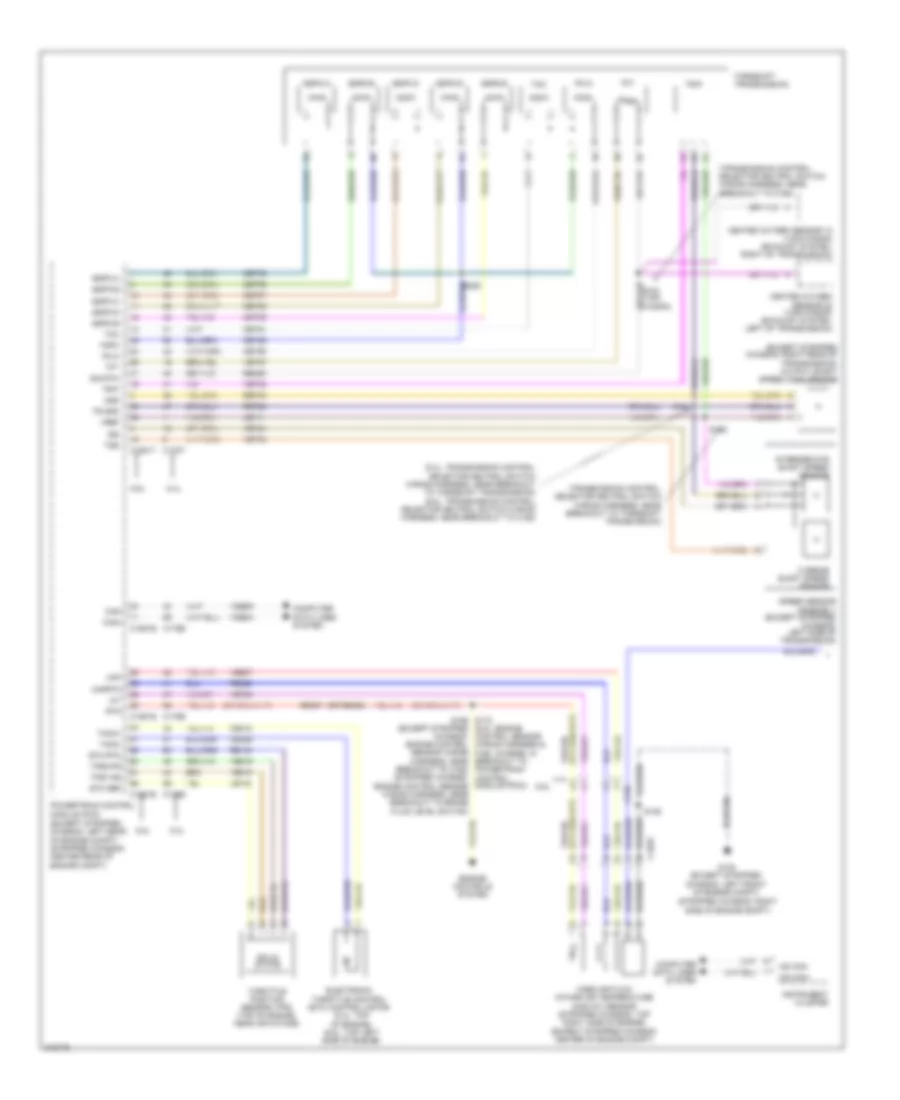 5.4L, Электросхема коробки передач АКПП, С Torqshift (1 из 2) для Ford E450 Super Duty 2011