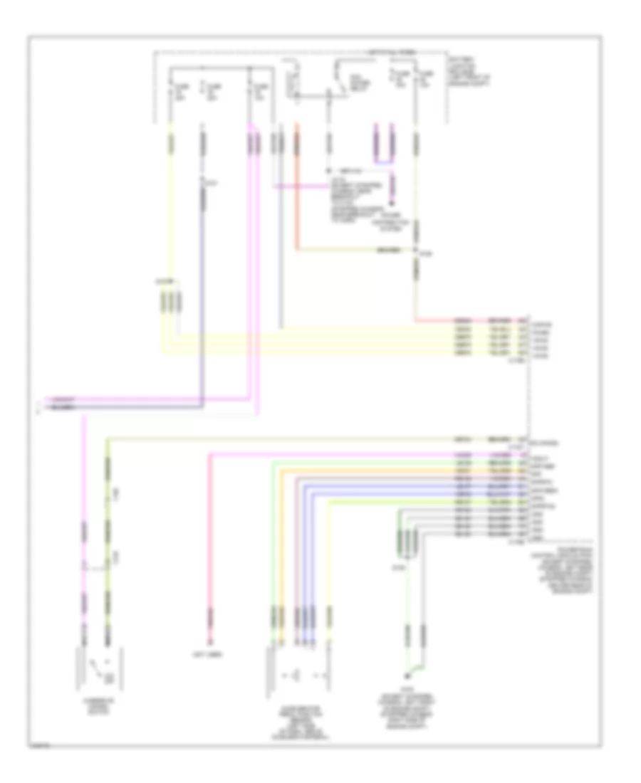 5.4L, Электросхема коробки передач АКПП, без Torqshift (2 из 2) для Ford E450 Super Duty 2011