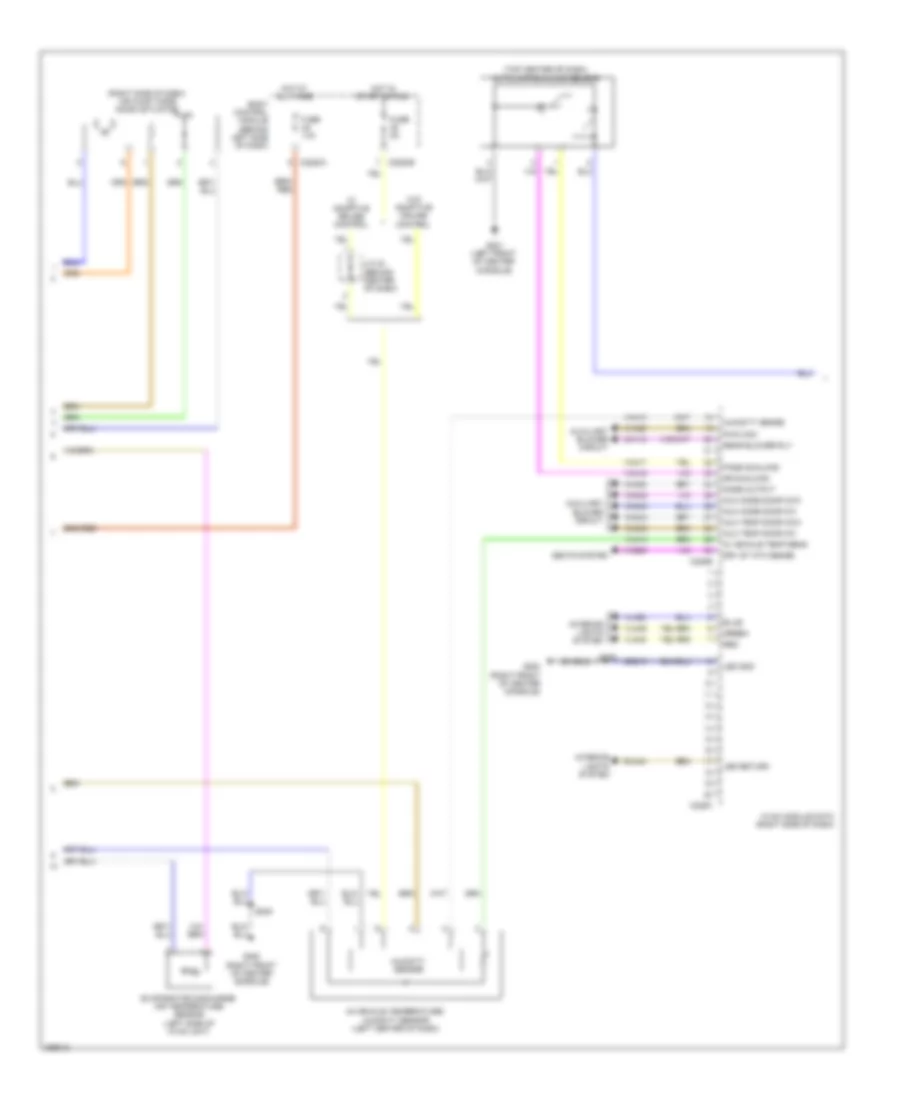 Электросхема кондиционера (2 из 4) для Ford Flex Limited 2013