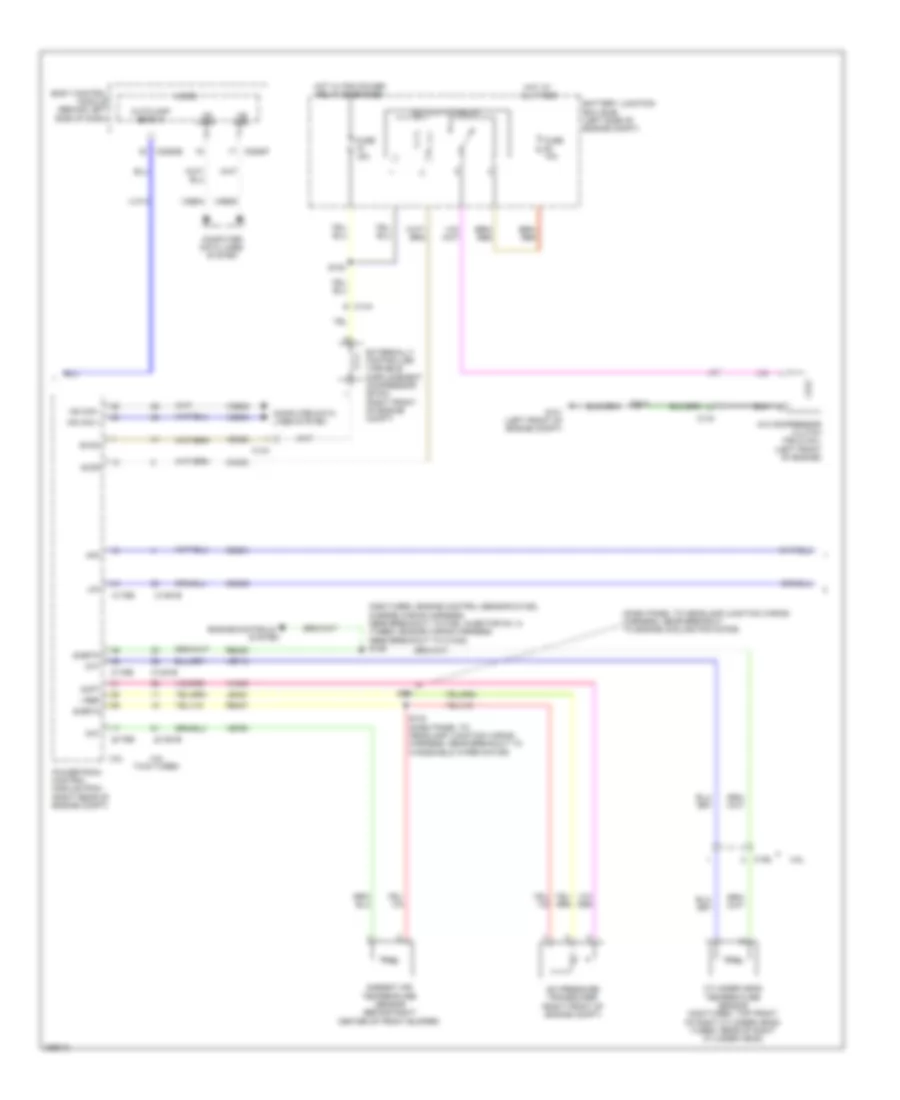 Электросхема кондиционера (3 из 4) для Ford Flex Limited 2013