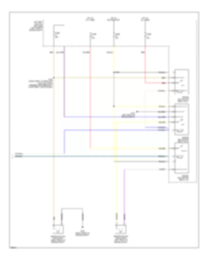 Электросхема кондиционера с ручный управлением (3 из 3) для Ford Flex Limited 2013