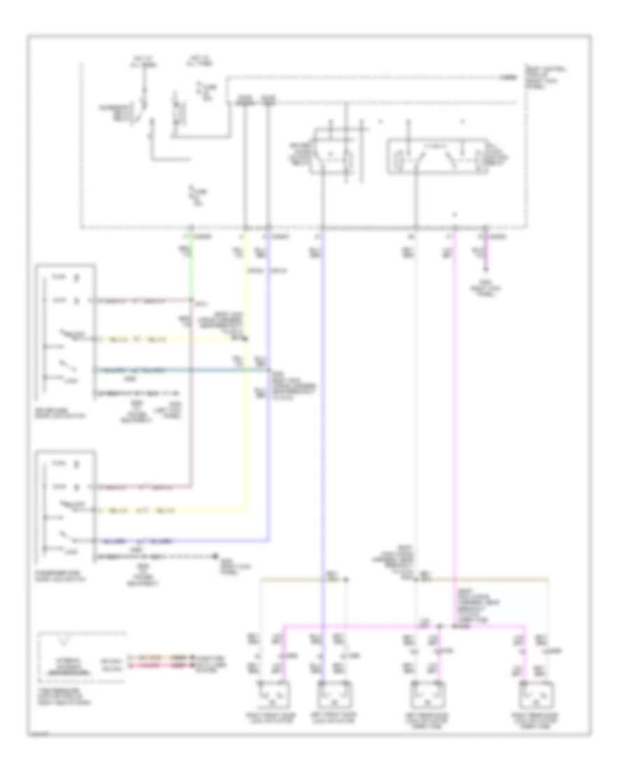 Электросхема центрального замка (1 из 2) для Ford F-450 Super Duty XL 2014