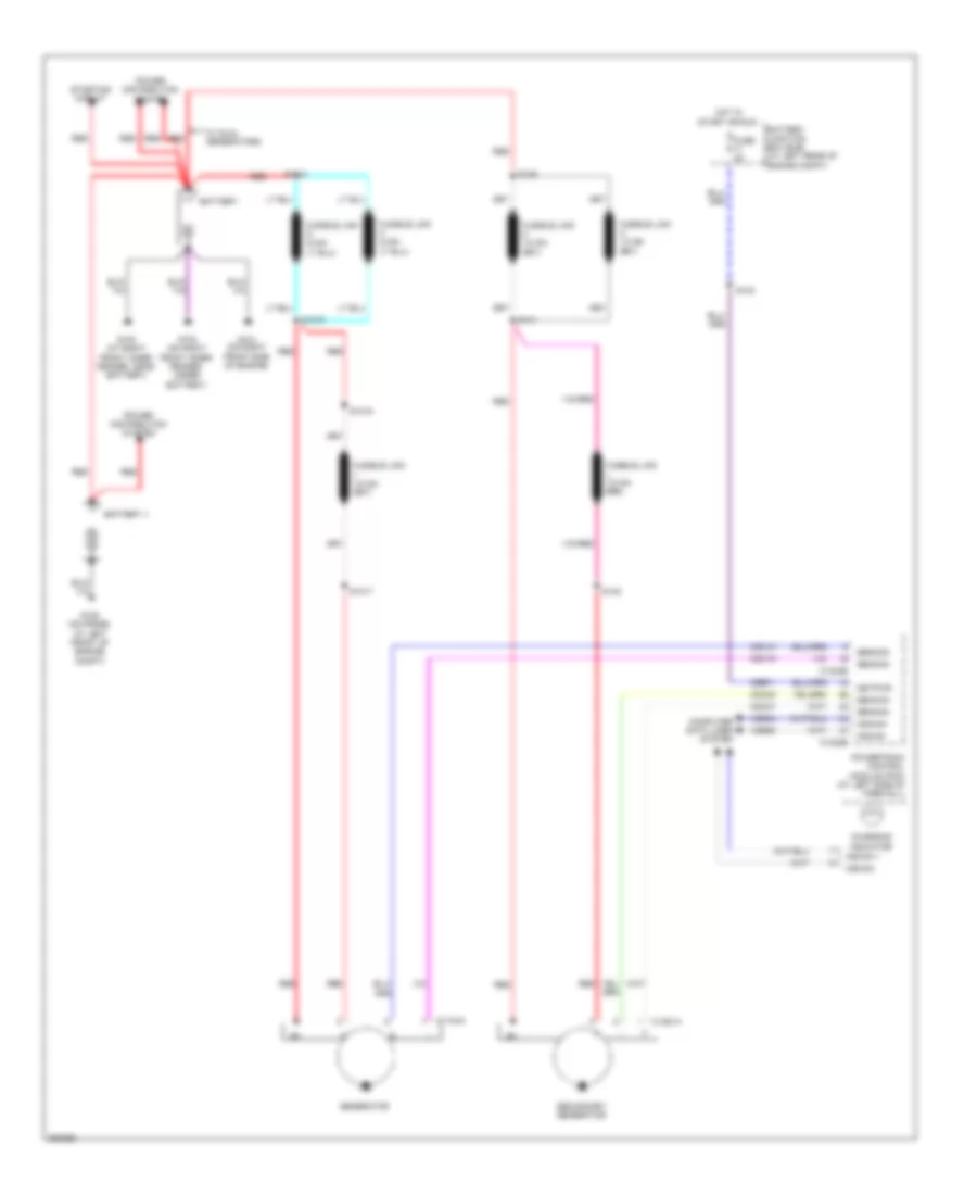6.4L дизель, Электросхема Генератора для Ford F450 Super Duty 2009