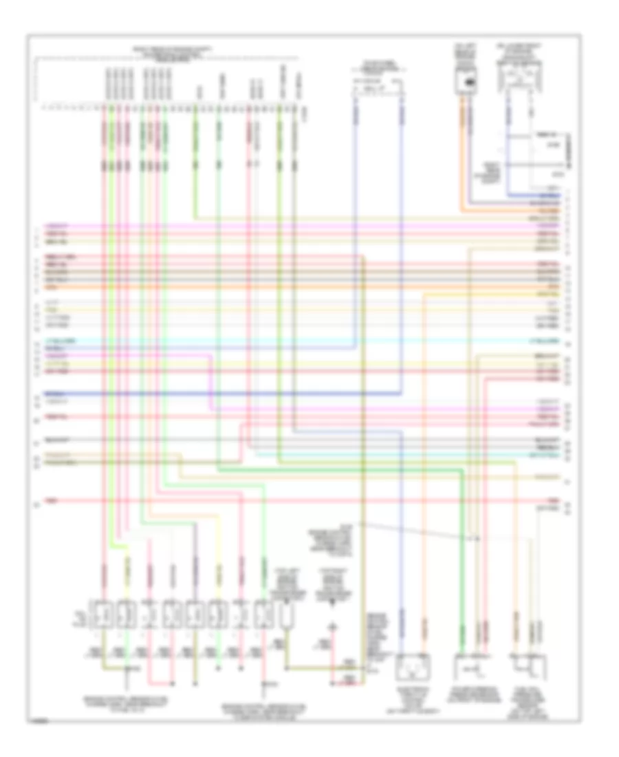 4.6L, Электросхема системы управления двигателем (2 из 6) для Ford Pickup F250 Super Duty 2004