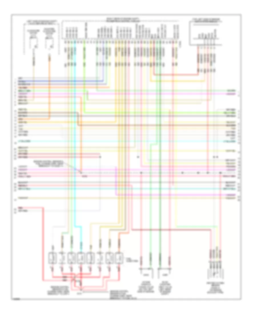 4.6L, Электросхема системы управления двигателем (3 из 6) для Ford Pickup F250 Super Duty 2004