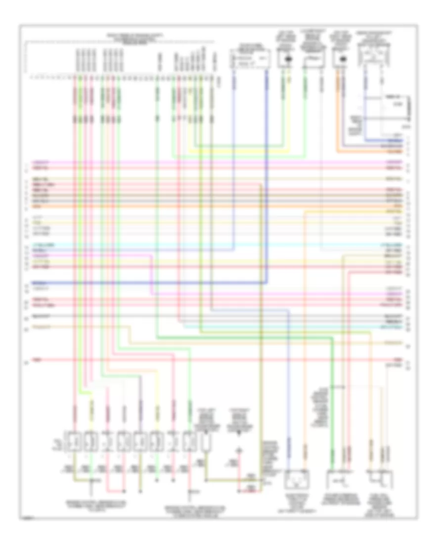 5.4L, Электросхема системы управления двигателем (2 из 6) для Ford Pickup F250 Super Duty 2004