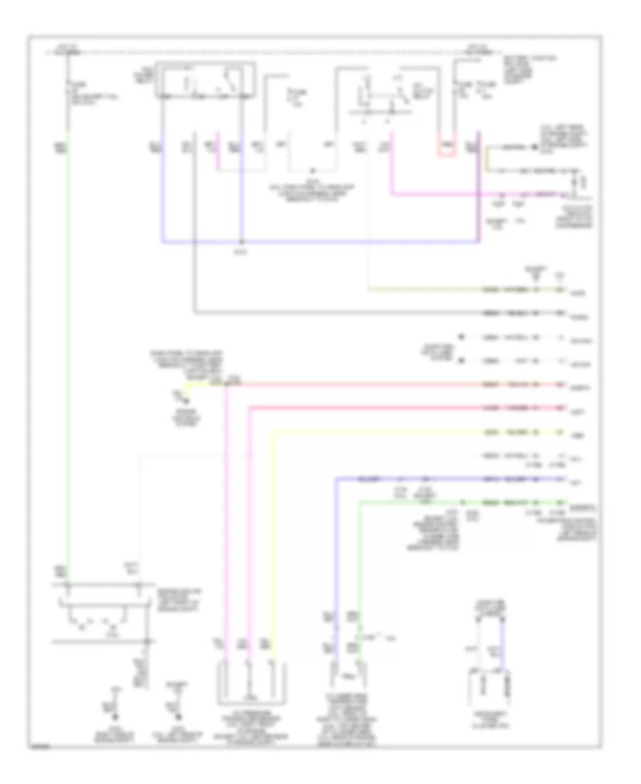 Электросхема кондиционера с ручный управлением (1 из 2) для Ford Fusion SE 2012
