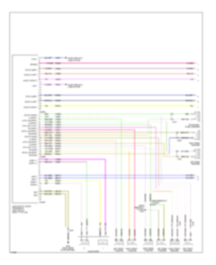 SONY Radio Wiring Diagram (1 из 2) для Ford Edge SE 2011