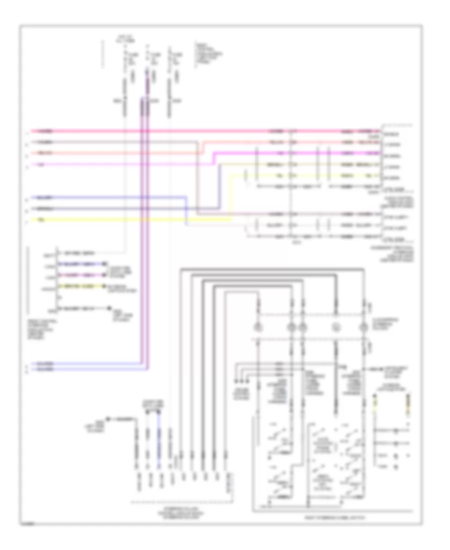 SONY Radio Wiring Diagram (2 из 2) для Ford Edge SE 2011