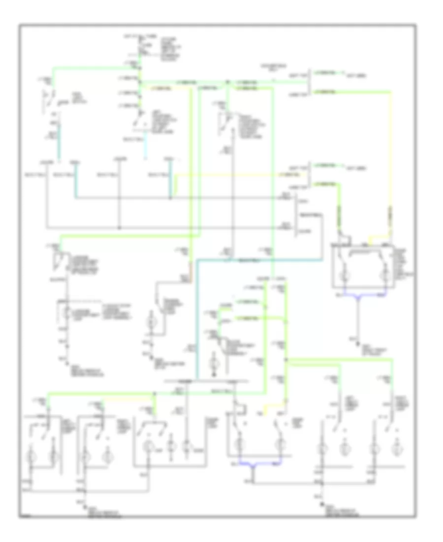 Электросхема подсветки, без Удаленный/Без ключа Вход для Ford Mustang 1996