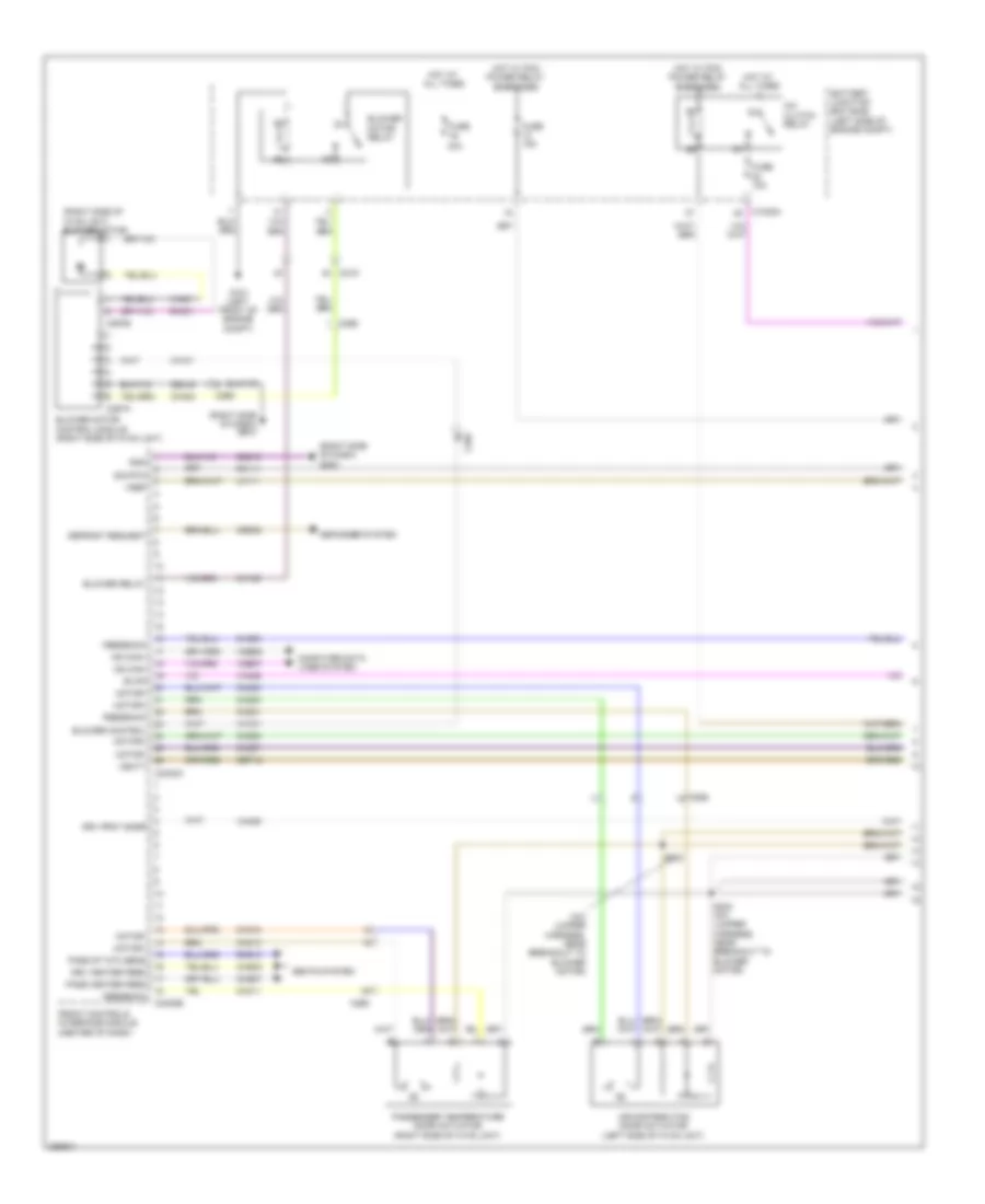 Электросхема кондиционера с ручный управлением (1 из 3) для Ford Fusion Energi SE 2013