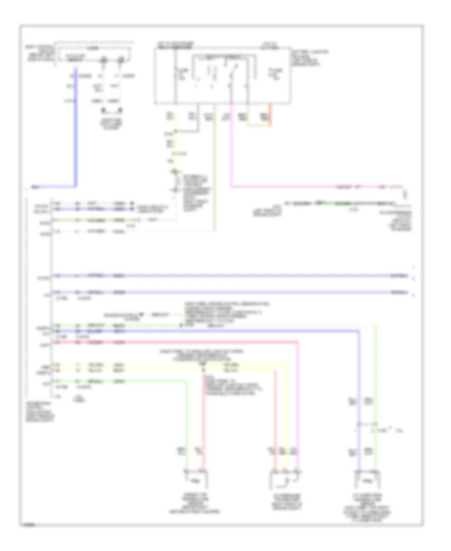 Электросхема кондиционера (3 из 4) для Ford Flex Limited 2014