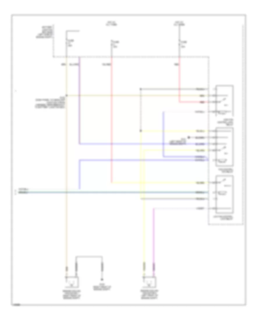 Электросхема кондиционера с ручный управлением (3 из 3) для Ford Flex Limited 2014