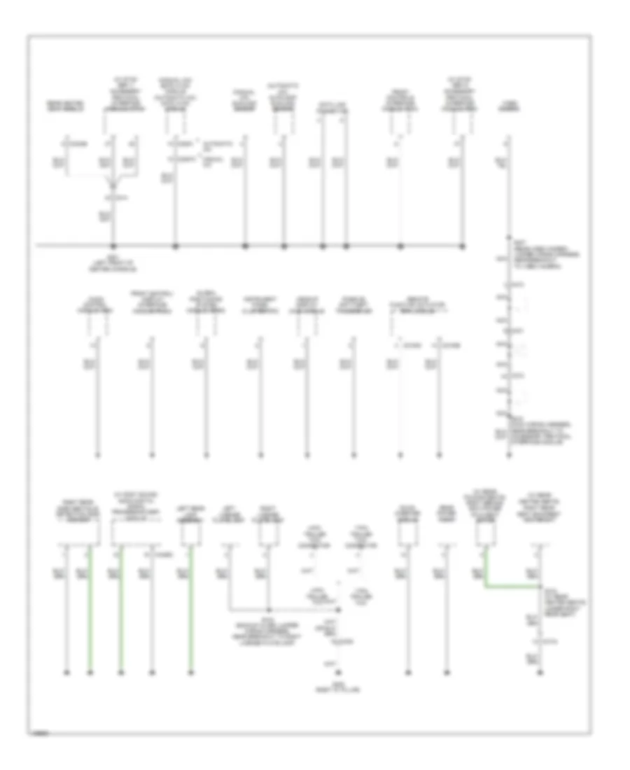 Электросхема подключение массы заземления (3 из 5) для Ford Flex Limited 2014