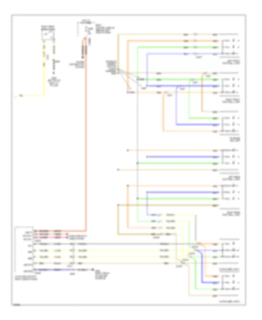 Электросхема подсветки (3 из 3) для Ford Flex SEL 2014