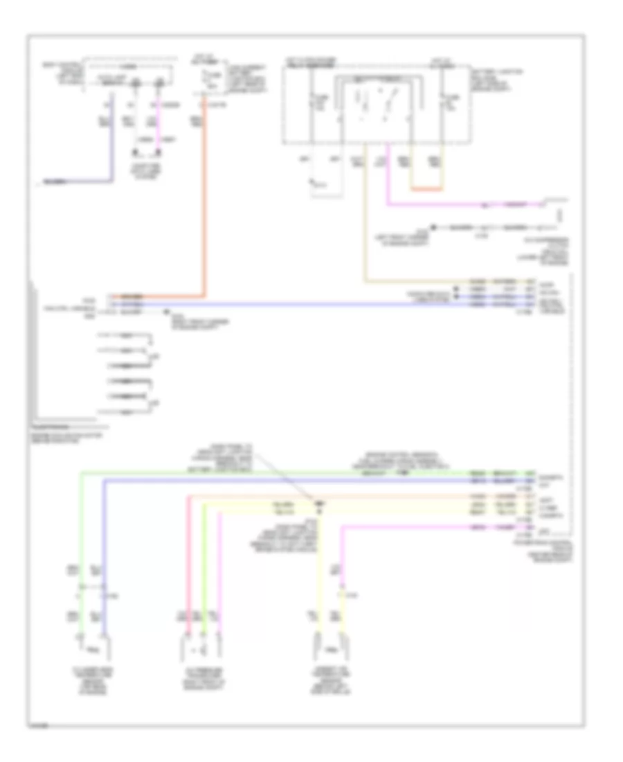 Электросхема кондиционера (3 из 3) для Ford Explorer 2011
