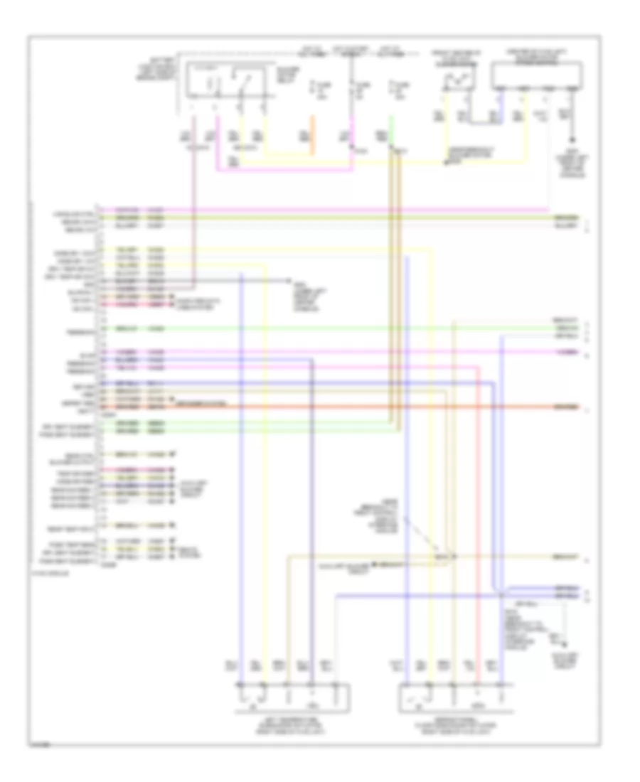 Электросхема кондиционера с ручный управлением (1 из 3) для Ford Explorer 2011