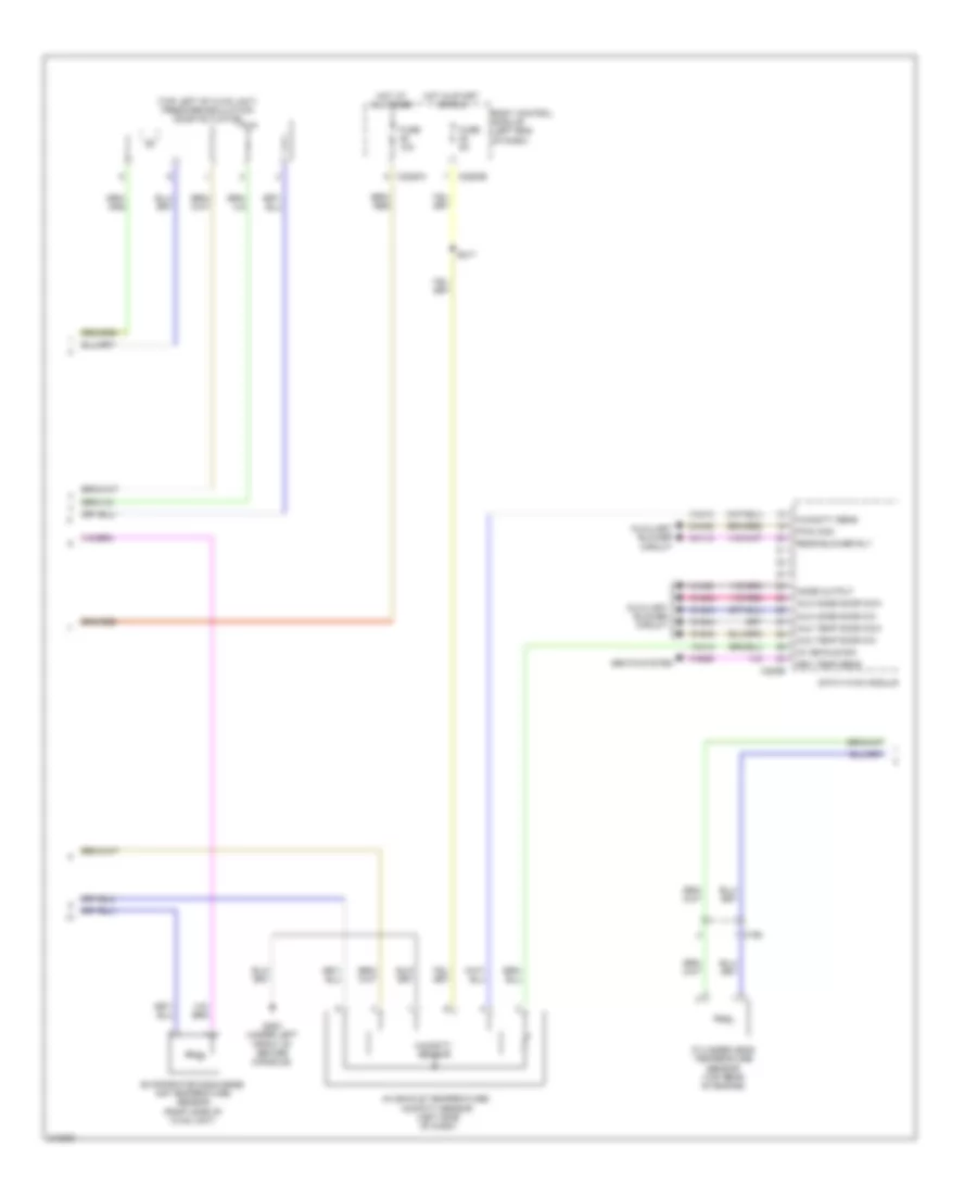 Электросхема кондиционера с ручный управлением (2 из 3) для Ford Explorer 2011