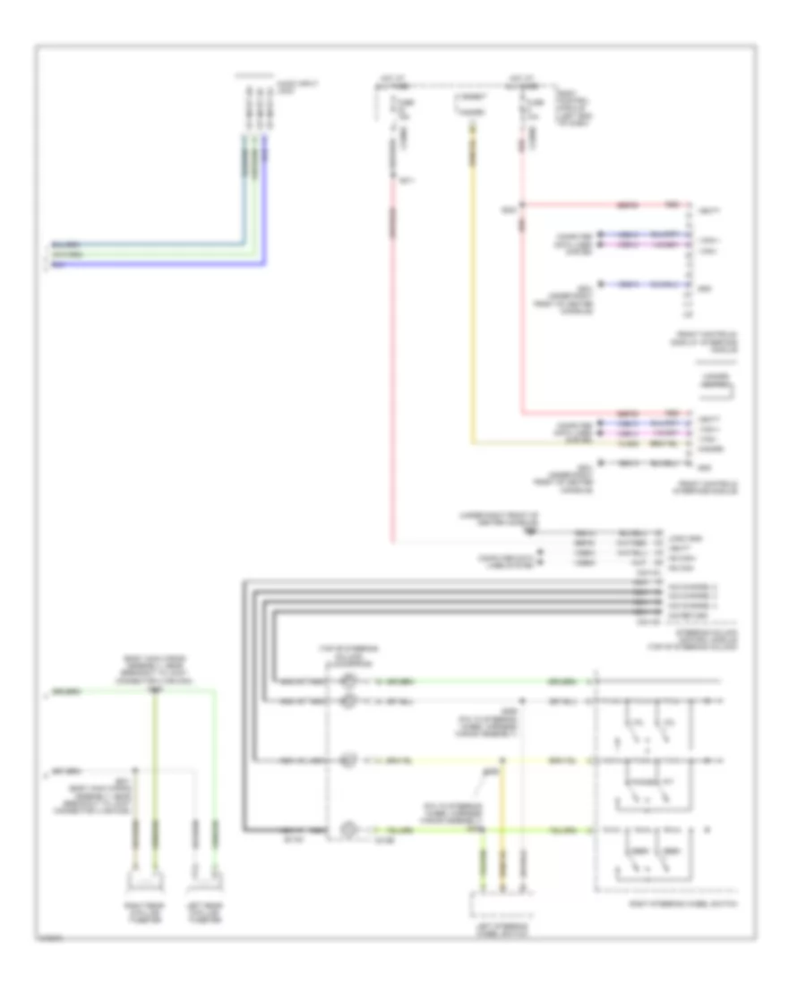 SONY Radio Wiring Diagram (2 из 2) для Ford Explorer 2011