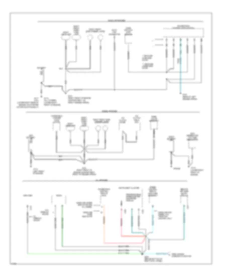 Электросхема подключение массы заземления (1 из 4) для Ford Pickup F250 1996