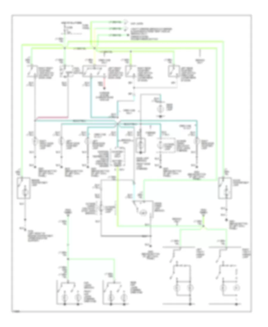 Электросхема подсветки, без Вход Без ключа для Ford Pickup F250 1996