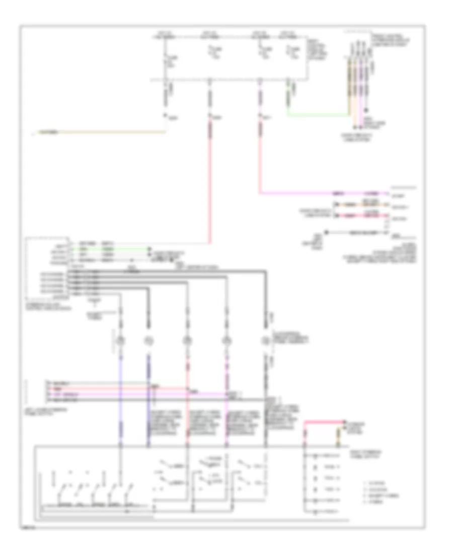 SONY Radio Wiring Diagram (3 из 3) для Ford Fusion S 2013