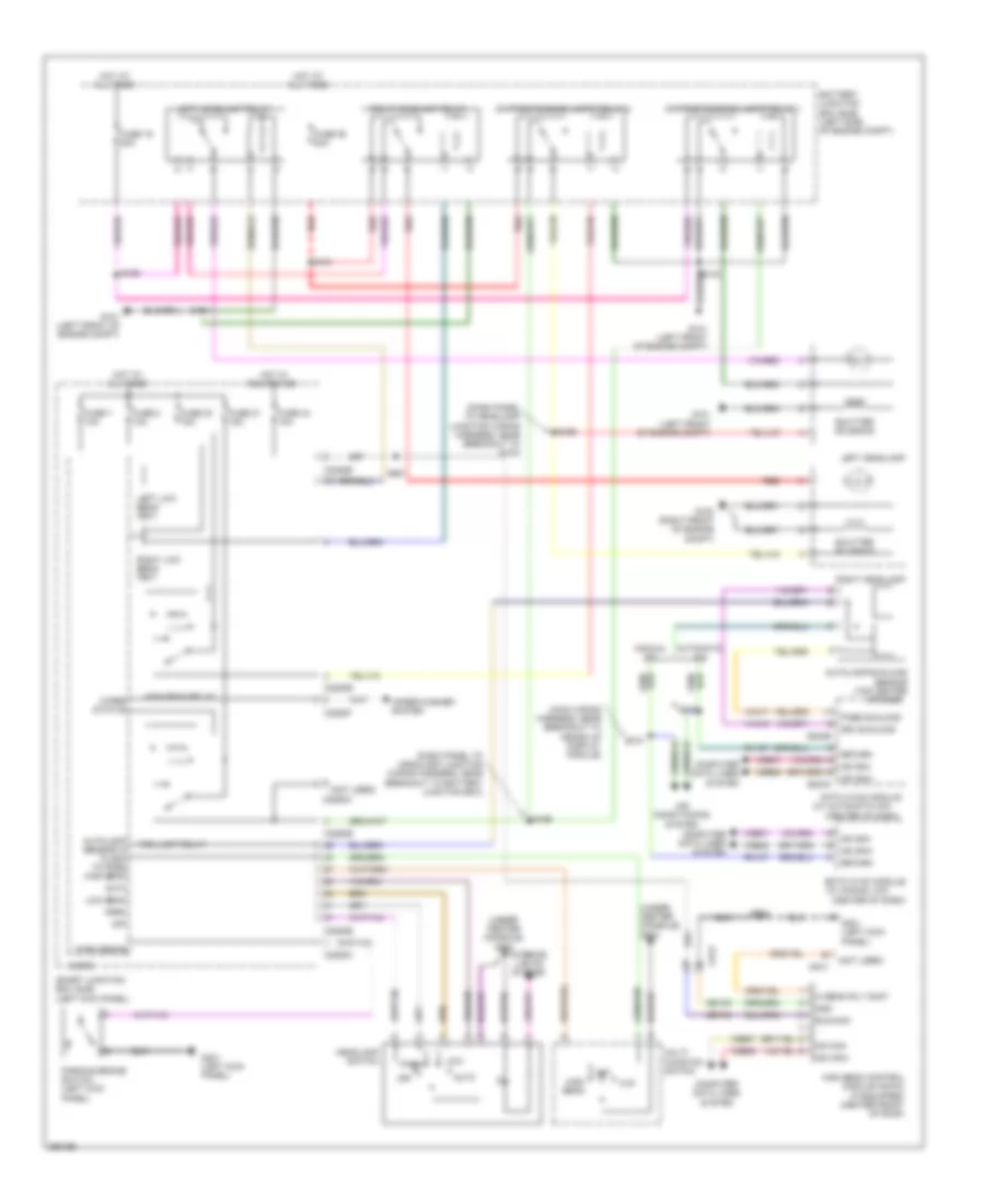 Headlights Wiring Diagram, withDRL & Halogen Lamps для Ford Taurus SE 2012