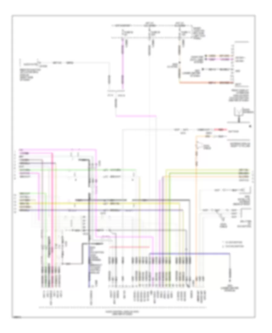 SONY Radio Wiring Diagram (2 из 3) для Ford Taurus SE 2012