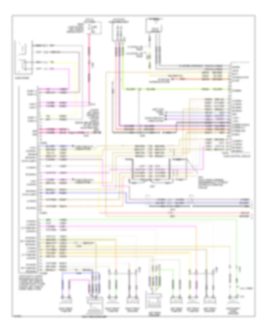 SONY Radio Wiring Diagram, кроме электрического (1 из 2) для Ford Focus Titanium 2014