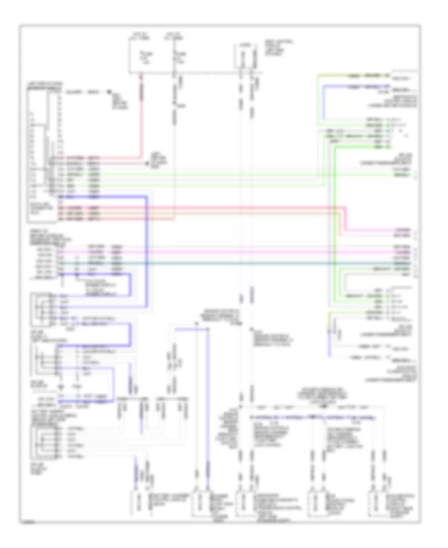 Электросхема линии передачи данных CAN, гибрид (1 из 3) для Ford Fusion S 2014