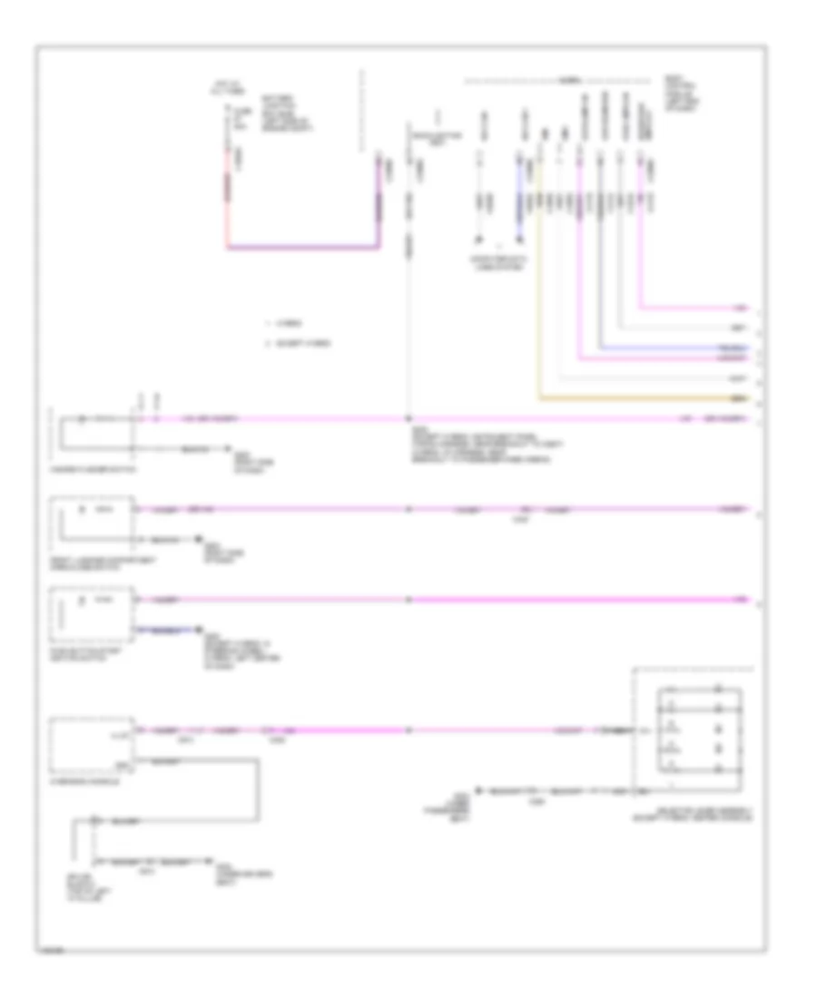 Электросхема подсветки приборов (1 из 2) для Ford Fusion S 2014