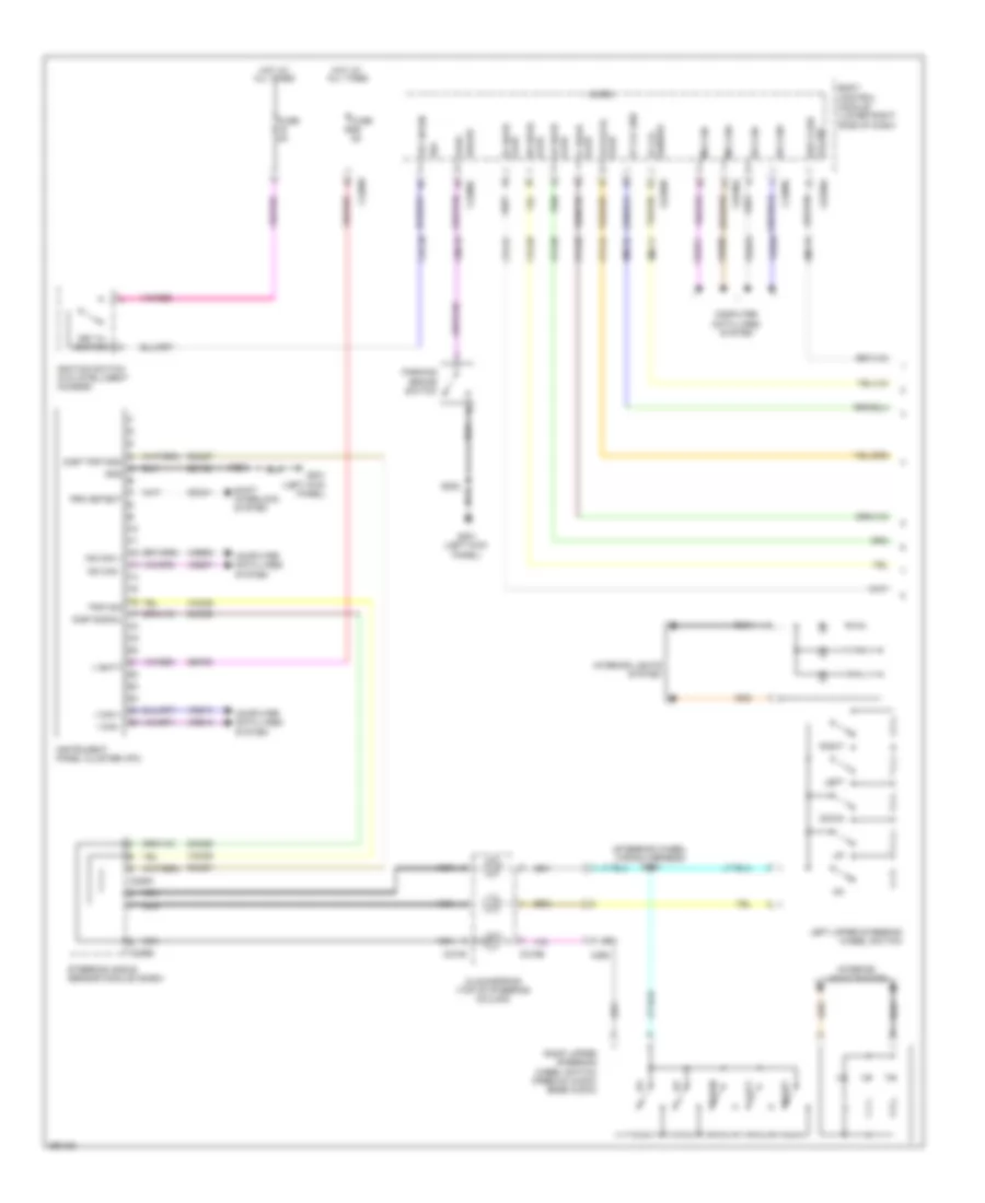 Электросхема панели приборов (1 из 2) для Ford C-Max Energi 2013