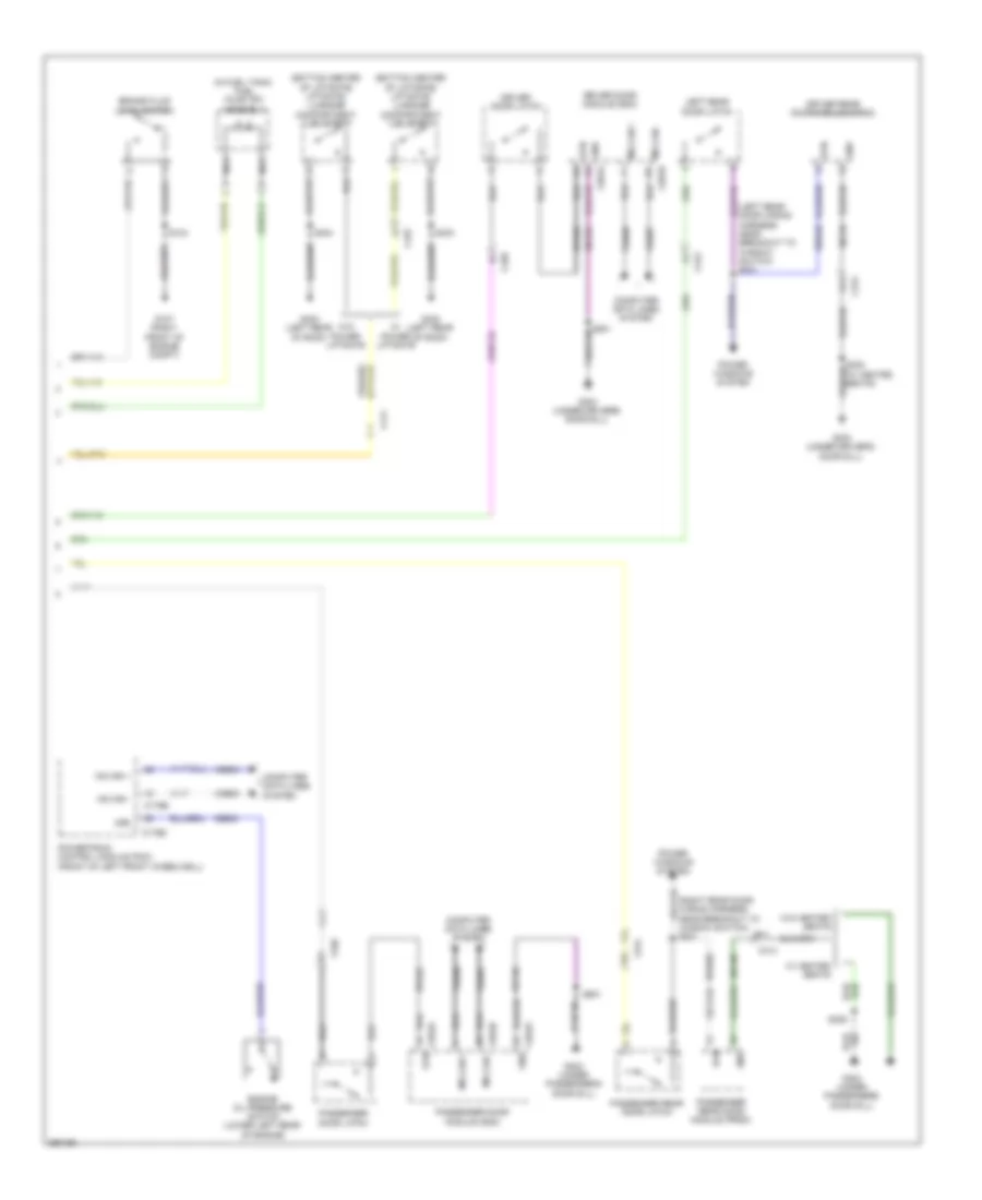 Электросхема панели приборов (2 из 2) для Ford C-Max Energi 2013