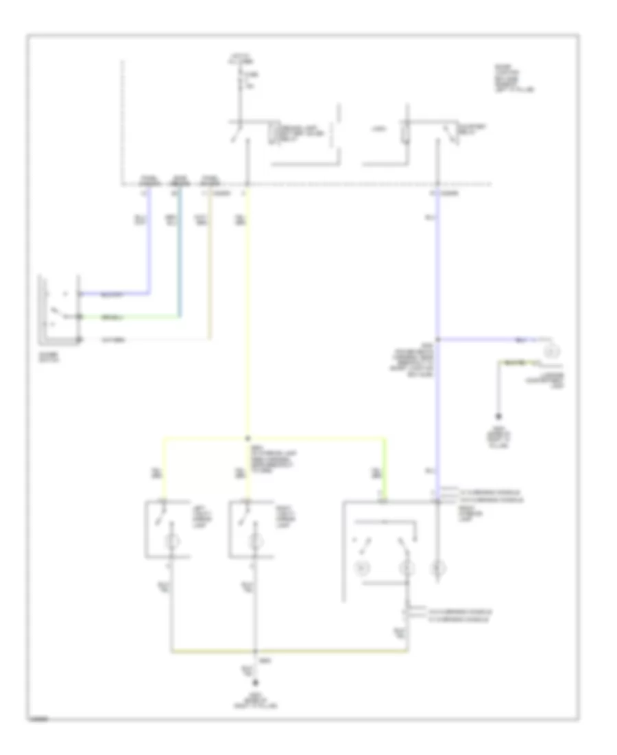 Электросхема подсветки для Ford Fusion SEL 2006